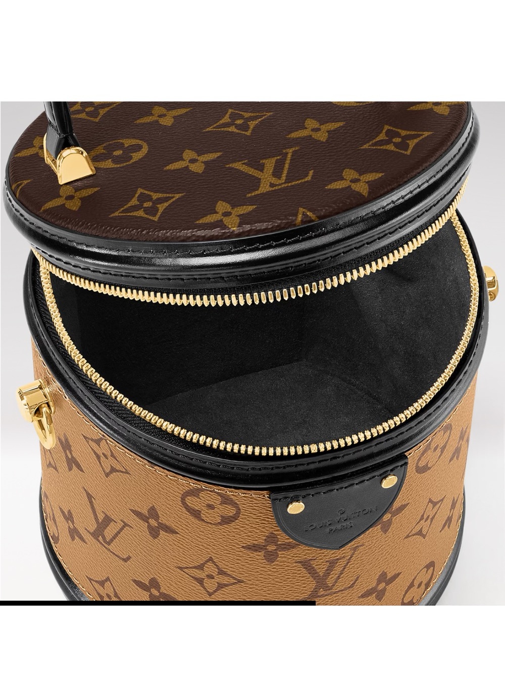 Louis Vuitton Tan Monogram Cannes Vanity Bag with Black Trim‼️READ DESCRIPTION‼️ - Picture 3 of 15